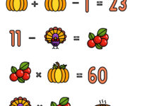 12 Thanksgiving Math Activities For Grades 1-8 — Mashup Math for Thanksgiving Themed Math Worksheets
