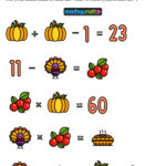 12 Thanksgiving Math Activities For Grades 1 8 — Mashup Math Throughout Thanksgiving Math Activity Worksheets