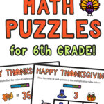 12 Thanksgiving Math Activities For Grades 1 8 — Mashup Math With Regard To Thanksgiving Math Middle School Worksheets