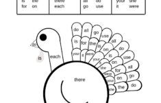 15 Must-Try Printable Fall Sight Word Activities With Turkeys inside Thanksgiving Sight Word Worksheets