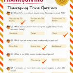 25 Fun Thanksgiving Trivia Questions And Answers For Work Throughout Thanksgiving Trivia Worksheet