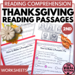 2Nd Grade Thanksgiving Reading Passages And Comprehension With 2Nd Grade Thanksgiving Reading Comprehension Worksheets