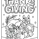 31+ Thanksgiving Coloring Pages | Free Pdf Printables ~ Daydream Inside Coloring Worksheets For Thanksgiving