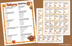 60 Thanksgiving Trivia Questions And Answers Printable | Mrs. Merry regarding Thanksgiving Challenge Worksheet Answers