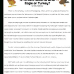 America'S National Bird   Edubirdie Inside Super Teacher Worksheets Thanksgiving Essay