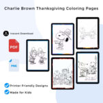 Charlie Brown Thanksgiving Coloring Pages Printable In Pdf Inside A Charlie Brown Thanksgiving Math Worksheet Answers