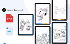 Charlie Brown Thanksgiving Coloring Pages Printable In Pdf inside A Charlie Brown Thanksgiving Math Worksheet Answers
