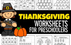 🦃 Free Printable Thanksgiving Worksheets For Preschool in Thanksgiving Worksheets For Preschoolers