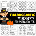 🦃 Free Printable Thanksgiving Worksheets For Preschool Within Preschool Thanksgiving Worksheets