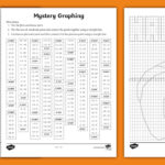Fall Pumpkin Mystery Graphing Worksheet For 6Th 8Th Grade Within Thanksgiving Pumpkin Graphing Worksheet