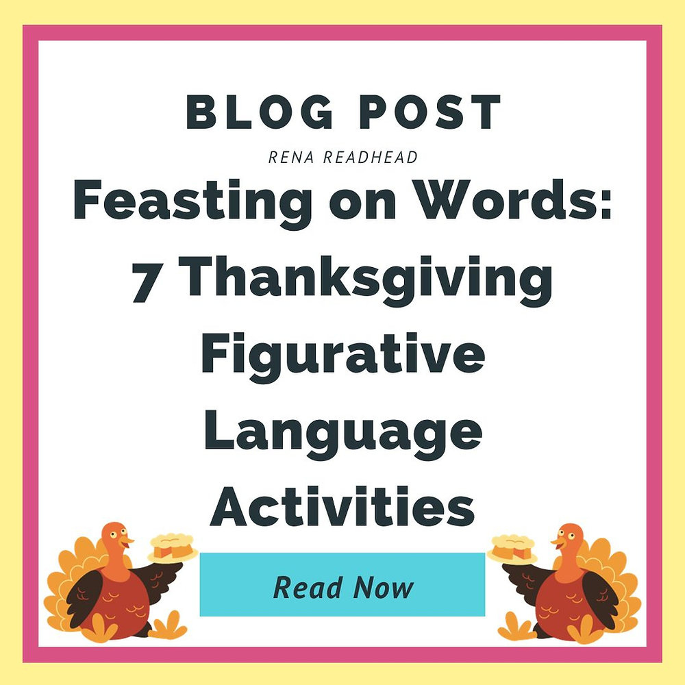 Feasting On Words: 7 Thanksgiving Figurative Language Activities regarding Thanksgiving Figurative Language Worksheets