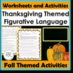Feasting On Words: 7 Thanksgiving Figurative Language Activities Throughout Thanksgiving Figurative Language Worksheet Answer Key