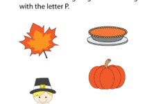 Free Preschool Thanksgiving Phonics Worksheet for Free Thanksgiving Preschool Worksheets