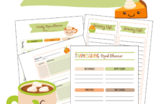 Free Printable Fall Thanksgiving Meal Planner - Family Fresh Meals in Thanksgiving Meal Worksheet