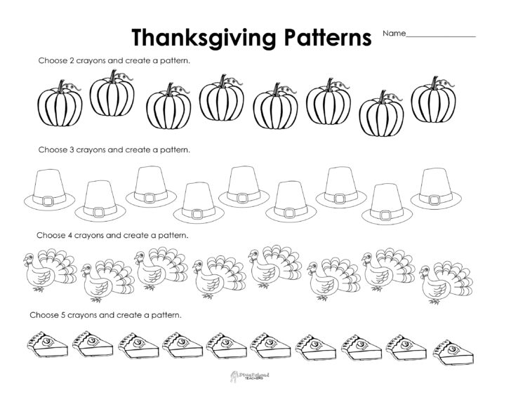 Thanksgiving Worksheets For First Grade