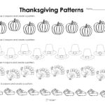 Free Printable Kindergarten Thanksgiving Math Worksheets Regarding Free Thanksgiving Worksheets For First Grade