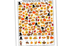 Free Printable Thanksgiving I Spy Sheet (+ Answer Key!) - The inside I Spy Thanksgiving Worksheet