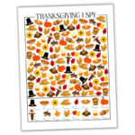 Free Printable Thanksgiving I Spy Sheet (+ Answer Key!)   The Throughout Thanksgiving I Spy Worksheets