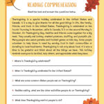 Free Printable Thanksgiving Worksheet Templates | Canva Inside Thanksgiving Reading Worksheets