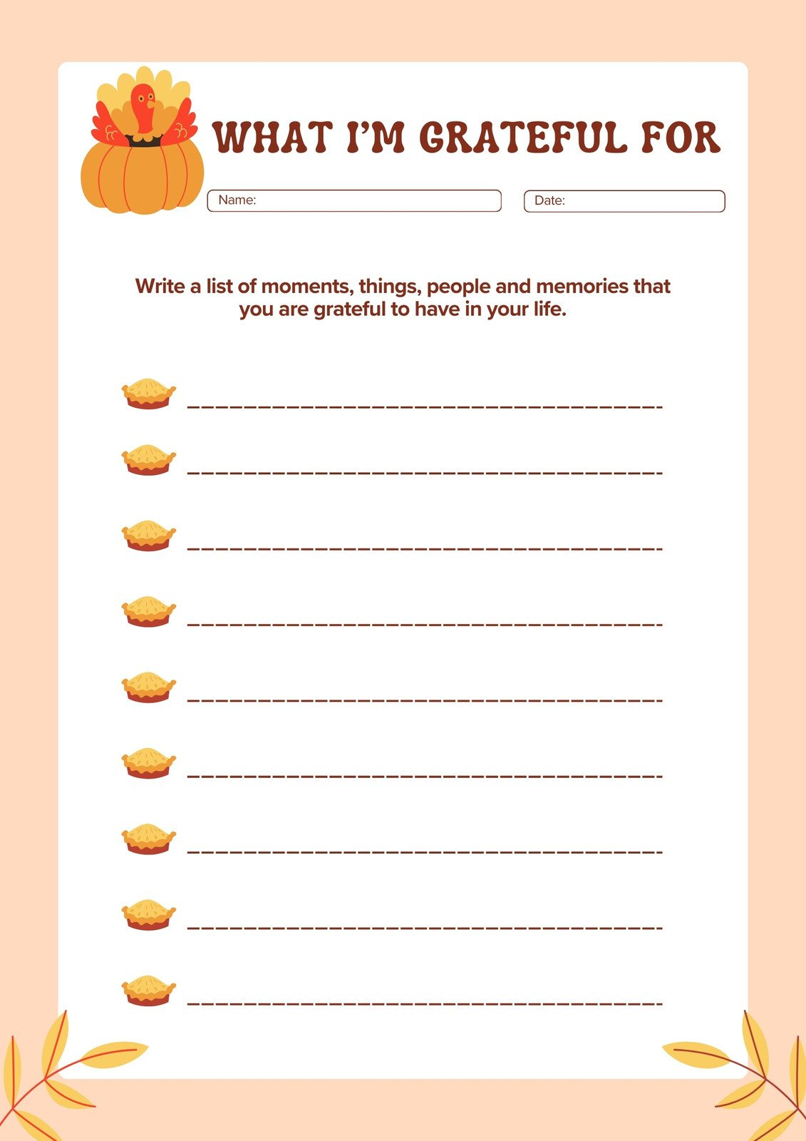 Free Printable Thanksgiving Worksheet Templates | Canva with Thanksgiving Worksheets For Adults