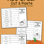 Free Thanksgiving Abc Order Cut And Paste With Regard To Thanksgiving Abc Order Worksheets