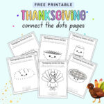 Free Thanksgiving Connect The Dots Printables   The Artisan Life With Thanksgiving Dot To Dot Worksheets