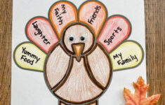 Free Thanksgiving "I Am Thankful For" Printable - Fox Farm Home with Thanksgiving Gratitude Worksheet
