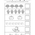 Free Thanksgiving Math Activities For Preschool Kids   Academy Throughout Thanksgiving Worksheets For Kindergarten Math