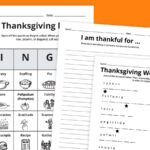 Free Thanksgiving Worksheets Bundle With Regard To Thanksgiving Language Worksheets