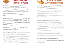 Grammar Practice With Thanksgiving Printables — Shurley English Blog in Thanksgiving Language Arts Worksheets