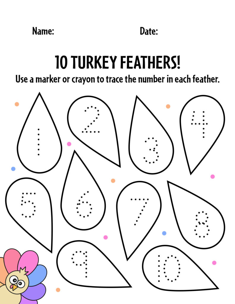 Happy Thanksgiving Worksheets For Preschoolers! ⋆ The Hollydog Blog for Thanksgiving Art Worksheets