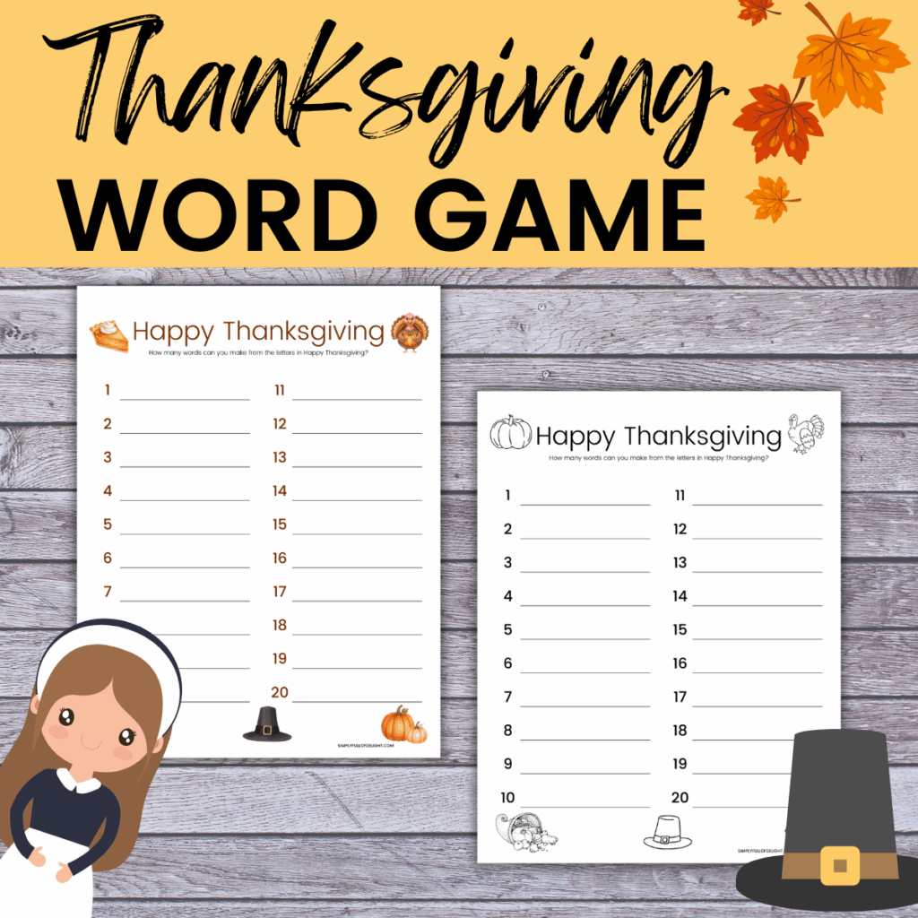 How Many Words Can You Make From Happy Thanksgiving - Simply Full with regard to Making Words From Thanksgiving Worksheet