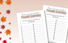 How Many Words Can You Make From Thanksgiving - Worksheet in How Many Words Can You Make From Thanksgiving Worksheet