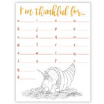 I'M Thankful For Gratitude Worksheet   Digital Download Throughout Thankful Thanksgiving Worksheet