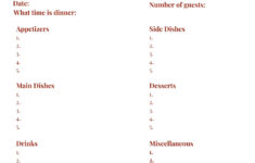 Instant Download Thanksgiving Menu And Shopping List, Thanksgiving intended for Thanksgiving Menu Worksheet
