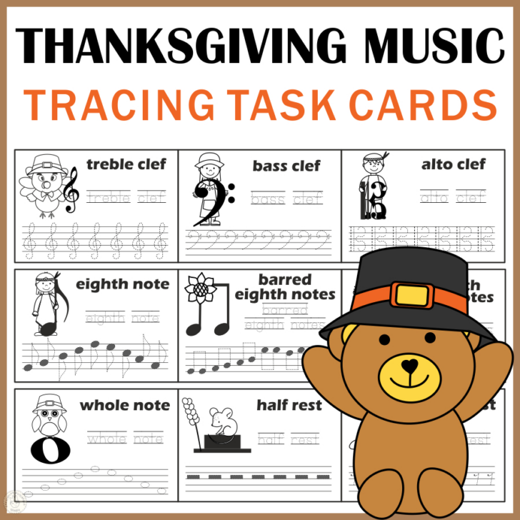 Free Thanksgiving Music Worksheets