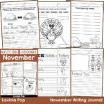 November Writing Journal   In My World Regarding Thanksgiving Creative Writing Worksheets