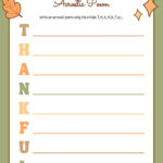 Page 4   Free Printable Thanksgiving Worksheet Templates | Canva Within Thanksgiving Poem Worksheet