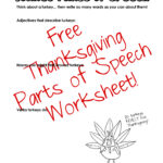 Parts Of Speech: Thanksgiving Turkey | Squarehead Teachers For Thanksgiving Parts Of Speech Worksheets