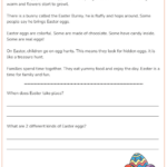 Printable Grade 3 Easter Reading Comprehension Worksheets Worksheets Pertaining To Easter Reading Comprehension Worksheets Free