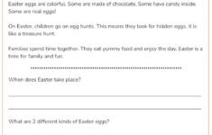 Printable Grade 3 Easter Reading Comprehension Worksheets Worksheets pertaining to Easter Reading Comprehension Worksheets Free