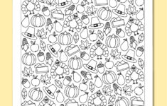 Printable I Spy Thanksgiving Game - Chevron Lemon intended for Thanksgiving I Spy Worksheets