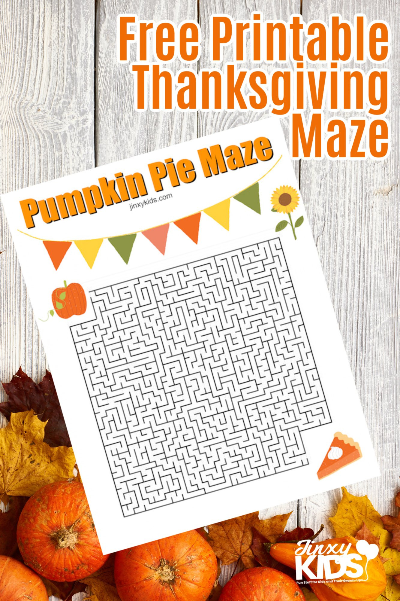 Printable Pumpkin Pie Maze For Thanksgiving Fun - Jinxy Kids with Thanksgiving And The Pumpkin Pie Worksheet