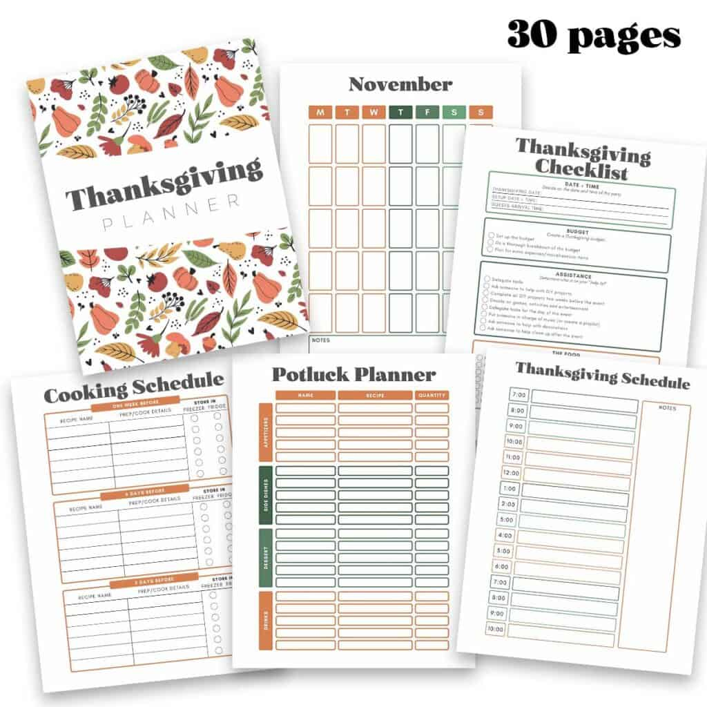 Printable Thanksgiving Planner - The Happier Homemaker with regard to Thanksgiving Budget Worksheet