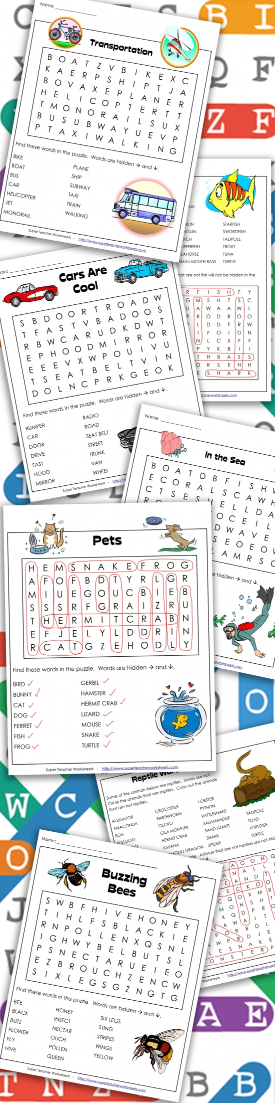 Printable Word Search Puzzles for Super Teacher Worksheets Thanksgiving Word Search Answers