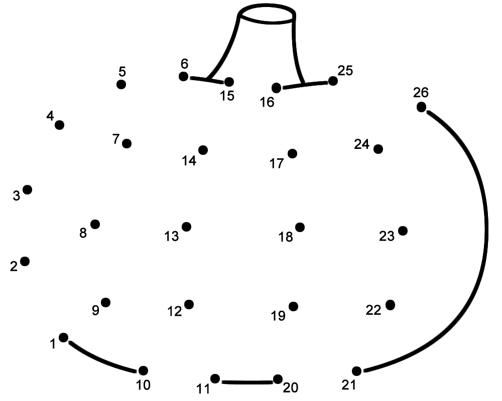 Pumpkin - Connect The Dots, Count1&amp;#039;S (Thanksgiving) with Thanksgiving Pumpkin Worksheet