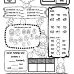Second Grade Math Place Value Number Of The Day November Number Sense With 2nd Grade Thanksgiving Math Worksheets