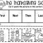 Sequence The Thanksgiving Story Activity Throughout Thanksgiving Sequencing Worksheets