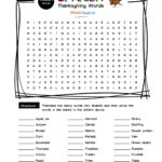 Spanish Thanksgiving Vocabulary Word Search & Answer Key | Made Regarding Thanksgiving Spanish Worksheets