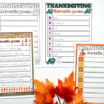 Thanksgiving Acrostic Poem Templates (4 Free Printables) Throughout Thanksgiving Acrostic Poem Worksheet